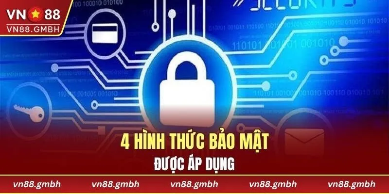 4 hình thức bảo mật được áp dụng