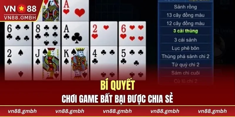 Bí quyết chơi Mậu Binh hiệu quả được chia sẻ