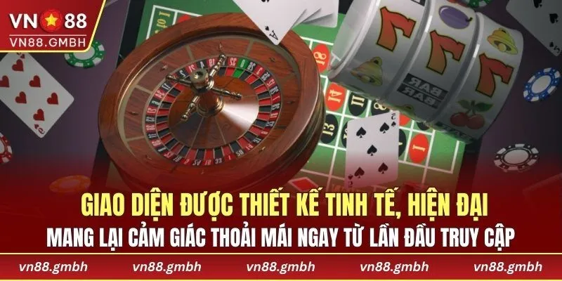 Giao diện được thiết kế tinh tế mang lại cảm giác thoải mái